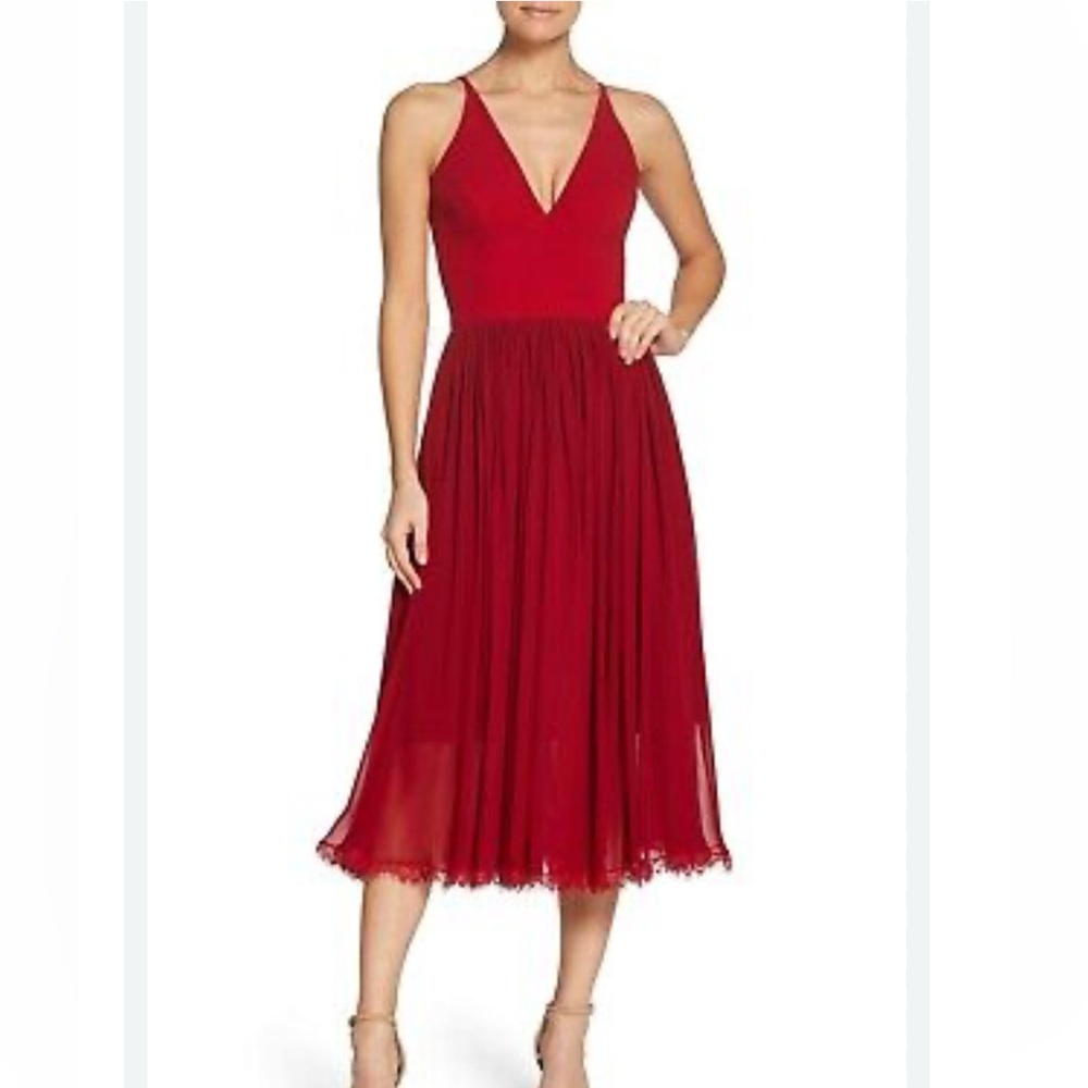 Dress the Population Garnet Alicia V-Neck